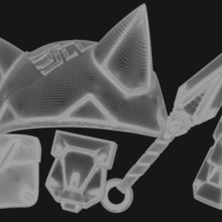 Overwatch 2 - Kiriko Cosplay 3D Print Props - Thumbnail 8