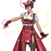 Overwatch 2 - Kiriko Cosplay 3D Print Props - Thumbnail 13