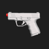 Sarsılmaz Sar9 SC Real Size Scan 1:1 Scale 3D Mold - Thumbnail 1