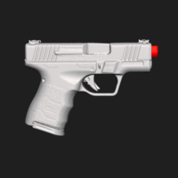 Sarsılmaz Sar9 SC Real Size Scan 1:1 Scale 3D Mold - Thumbnail 7