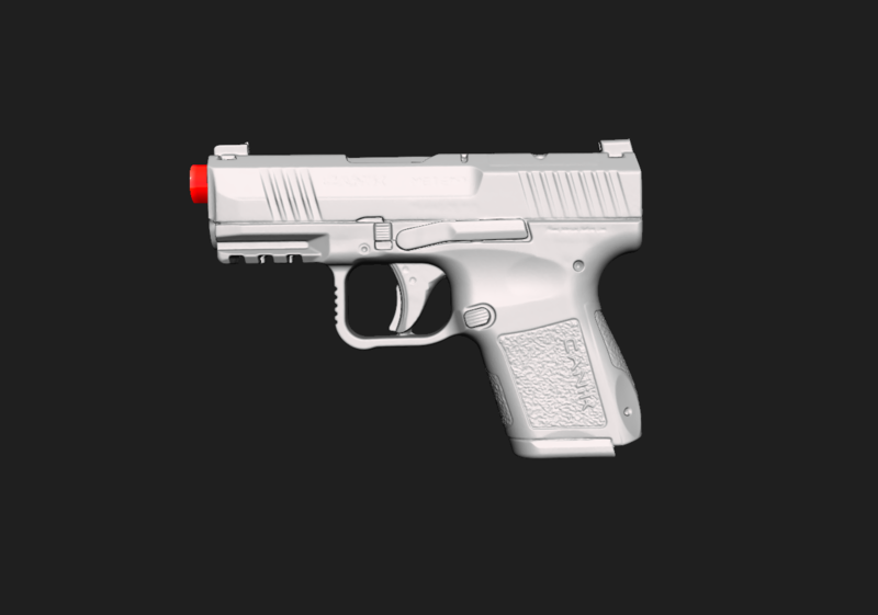 Canik MC9 Real Size Scan 1:1 Scale 3D Mold