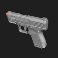 Canik MC9 Real Size Scan 1:1 Scale 3D Mold - Thumbnail 2