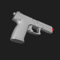 Heckler Koch Mark23 Real Size Scan 1:1 Scale 3D Mold - Thumbnail 2