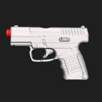 Walther PPS Real Size Scan 1:1 Scale 3D Mold - Thumbnail 1