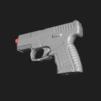 Walther PPS Real Size Scan 1:1 Scale 3D Mold - Thumbnail 2