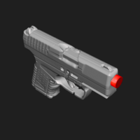 Walther PPS Real Size Scan 1:1 Scale 3D Mold - Thumbnail 3