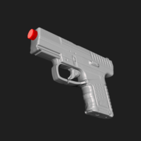 Walther PPS Real Size Scan 1:1 Scale 3D Mold - Thumbnail 4