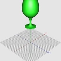 Small wine glass 3D Printing 58130