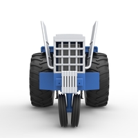 Vintage Pulling tractor Scale 1:25 - Thumbnail 7