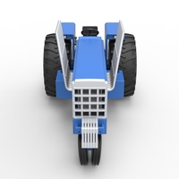 Vintage Pulling tractor Scale 1:25 - Thumbnail 8