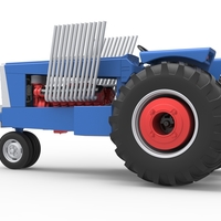 Vintage Pulling tractor Scale 1:25 - Thumbnail 13