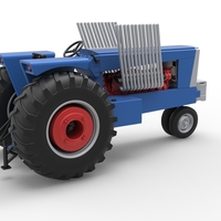 Vintage Pulling tractor Scale 1:25 - Thumbnail 18