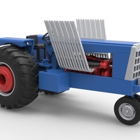 Vintage Pulling tractor Scale 1:25 - Thumbnail 20