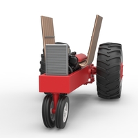 Vintage Pulling tractor Base Scale 1:25 - Thumbnail 5