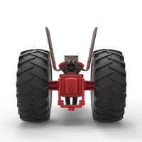 Vintage Pulling tractor Base Scale 1:25 - Thumbnail 13