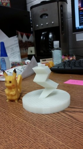 Low-Poly Pikachu 3D Print 58142