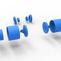 Wheel Set of Vintage Pulling tractor Scale 1:25 - Thumbnail 11