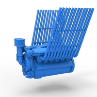 Engine V12 for pulling tractor Version 2 Scale 1:25 - Thumbnail 1