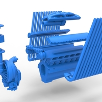 Engine V12 for pulling tractor Version 2 Scale 1:25 - Thumbnail 13