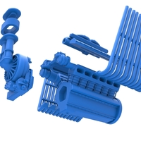 Engine V12 for pulling tractor Version 2 Scale 1:25 - Thumbnail 14