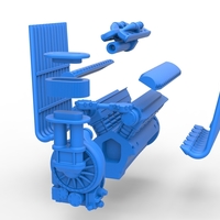 Engine V12 for pulling tractor Version 2 Scale 1:25 - Thumbnail 15