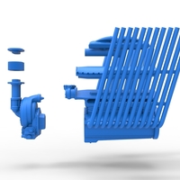 Engine V12 for pulling tractor Version 2 Scale 1:25 - Thumbnail 16