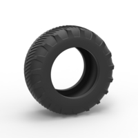 Tire of Vintage Pulling tractor Version 5 Scale 1:25 - Thumbnail 1