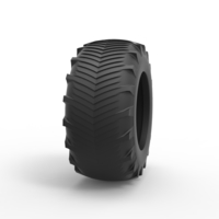 Tire of Vintage Pulling tractor Version 5 Scale 1:25 - Thumbnail 3