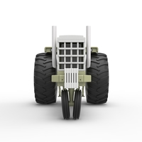 Vintage Pulling tractor Version 2 Scale 1:25 - Thumbnail 7