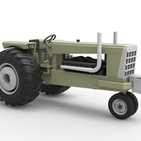 Vintage Pulling tractor Version 2 Scale 1:25 - Thumbnail 19