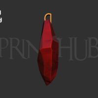 Dante Amulet Necklace Devil may cry Anime 2025 for cosplay stl - Thumbnail 1