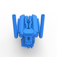 Engine V12 for pulling tractor Version 3 Scale 1:25 - Thumbnail 6