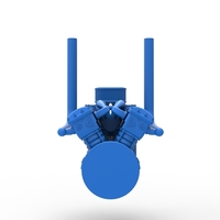 Engine V12 for pulling tractor Version 3 Scale 1:25 - Thumbnail 12