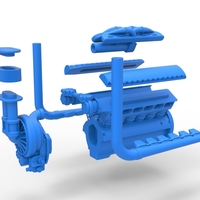 Engine V12 for pulling tractor Version 3 Scale 1:25 - Thumbnail 14