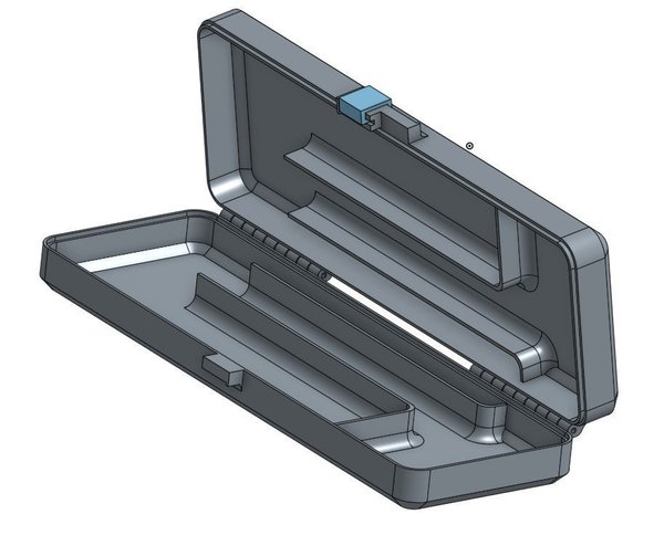 Medium Fox shock pump case 3D Printing 58182