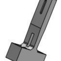 Small Micro servo mount for MendelMax 3 3D Printing 58197