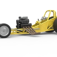 Vintage Funny Car Base Scale 1:25 - Thumbnail 2