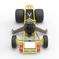 Vintage Funny Car Base Scale 1:25 - Thumbnail 8