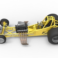 Vintage Funny Car Base Scale 1:25 - Thumbnail 10