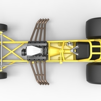 Vintage Funny Car Base Scale 1:25 - Thumbnail 11