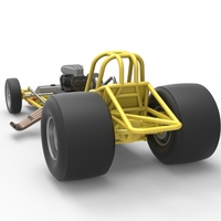 Vintage Funny Car Base Scale 1:25 - Thumbnail 14