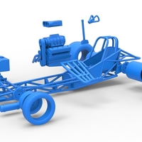 Vintage Funny Car Base Scale 1:25 - Thumbnail 17