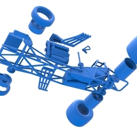 Vintage Funny Car Base Scale 1:25 - Thumbnail 18