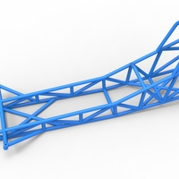 Frame of Vintage Funny Car Scale 1:25 - Thumbnail 2