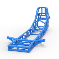 Frame of Vintage Funny Car Scale 1:25 - Thumbnail 4