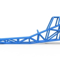 Frame of Vintage Funny Car Scale 1:25 - Thumbnail 6