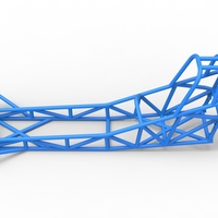 Frame of Vintage Funny Car Scale 1:25 - Thumbnail 7