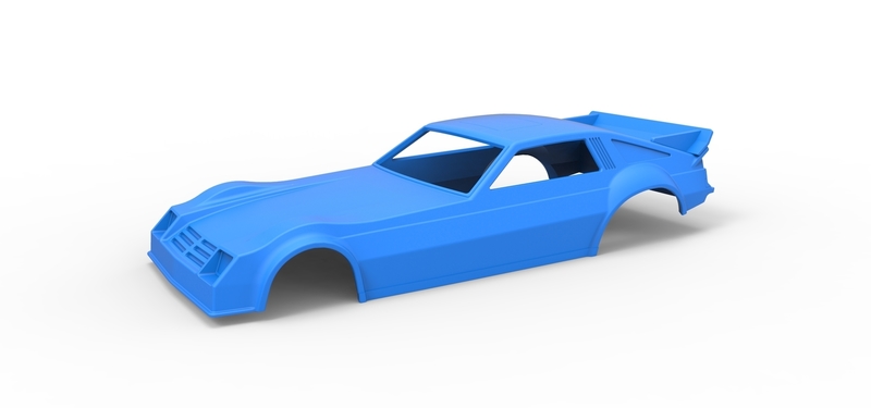 Shell of Vintage Funny Car Scale 1:25