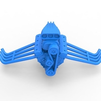 Engine of Vintage Funny Car Scale 1:25 - Thumbnail 6