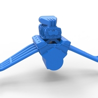 Engine of Vintage Funny Car Scale 1:25 - Thumbnail 11